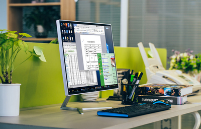 曬曬剛入手的辦公一體機電腦 高效與美觀的完美結合